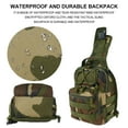 thumbnail image 2 of Muyoka Mochila táctica de hombro de uso diario para hombre, bolso cruzado, bandolera para el pecho, bolso impermeable para el pecho, bolso deportivo militar, mochila cruzada Muyoka Hogar, 2 of 7