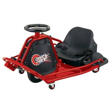 Crazy Toys - Razor Crazy Cart Electric 360 Spinning Drifting Kids Ride On Outdoor Go Cart