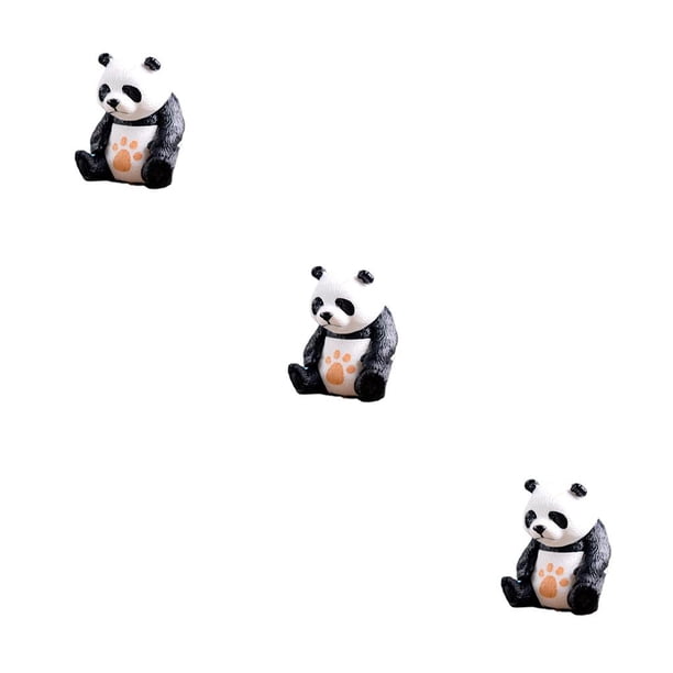 Adornos de pastel de juguete de Panda Cateissary PVC Tipo 1