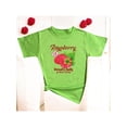 thumbnail image 2 of Playera Blusa De Frambuesa Raspberry Sweet & Tasty – Dulce Estilo que Te Hace Brillar Color Verde Lima Talla Grande Marca Emil SaEs, 2 of 4