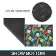 thumbnail image 6 of Pioneer Flower Floral Print Pattern Kitchen Rugs Sets Of 2, Anti Fatigue Non Slip Washable Floor Mats for Kitchen Sink Laundry, 17X30 Inch + 17X47 Inch, 6 of 6