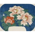 thumbnail image 3 of Hiroshige 14x12 Black Modern Framed Museum Art Print Titled - Three Stems of Peonies, 3 of 5