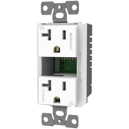 Tresco L-R1020swa-1 120Vac 20A Swidget Outlet  W/O Insert - White