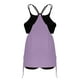 thumbnail image 5 of Traje de baño de moda para mujer, de talla grande, con estampado, con cojín en el pecho y sin soporte de acero, holgado, con cordón ajustable, dividido., 5 of 5