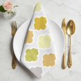 thumbnail image 2 of Yellow Orange Moroccan Cloth Napkins, Vintage Boho Geometric Pattern Gray Washable and Reusable Dinner Napkins Set of 4, Table Napkin for Kitchen Party Birthday Wedding Hotel Housewarming 20"x20", 2 of 9