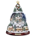 thumbnail image 1 of Árbol de Navidad de sobremesa Thomas Kinkade de The Bradford Exchange, 1 of 4