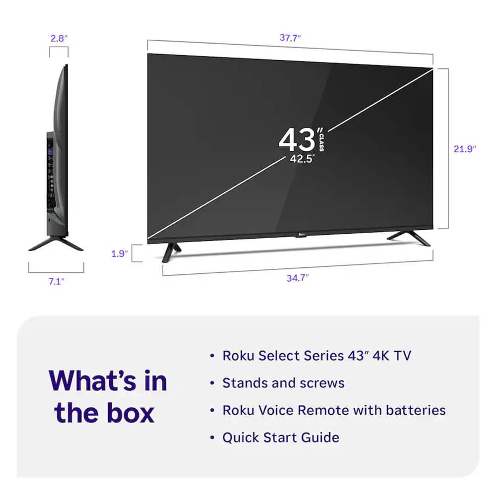 Roku Select Series 43" UHD TV