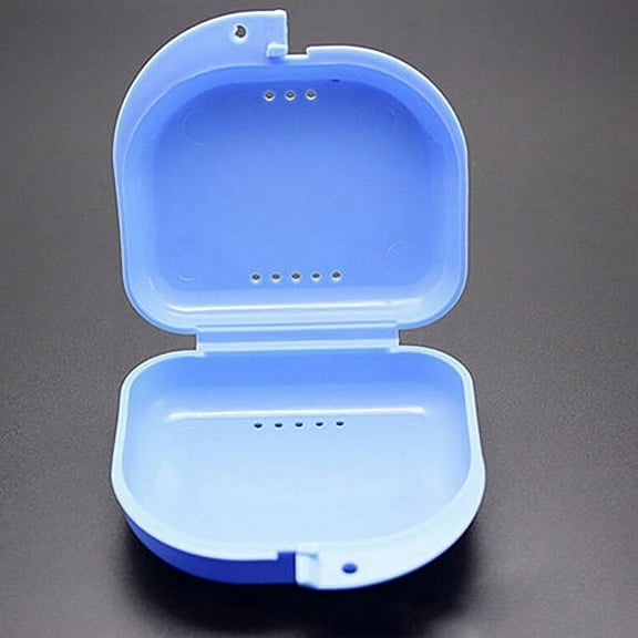 dianhelloya Dental Orthodontic False Tooth Retainer Denture Storage Case Box Container Tray A