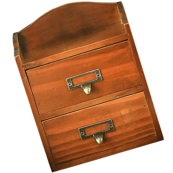 GAXIRE Wood Storage Drawers for Desk Organization, Home Office Desk Organizer, 1 Pack, and Space-Saving