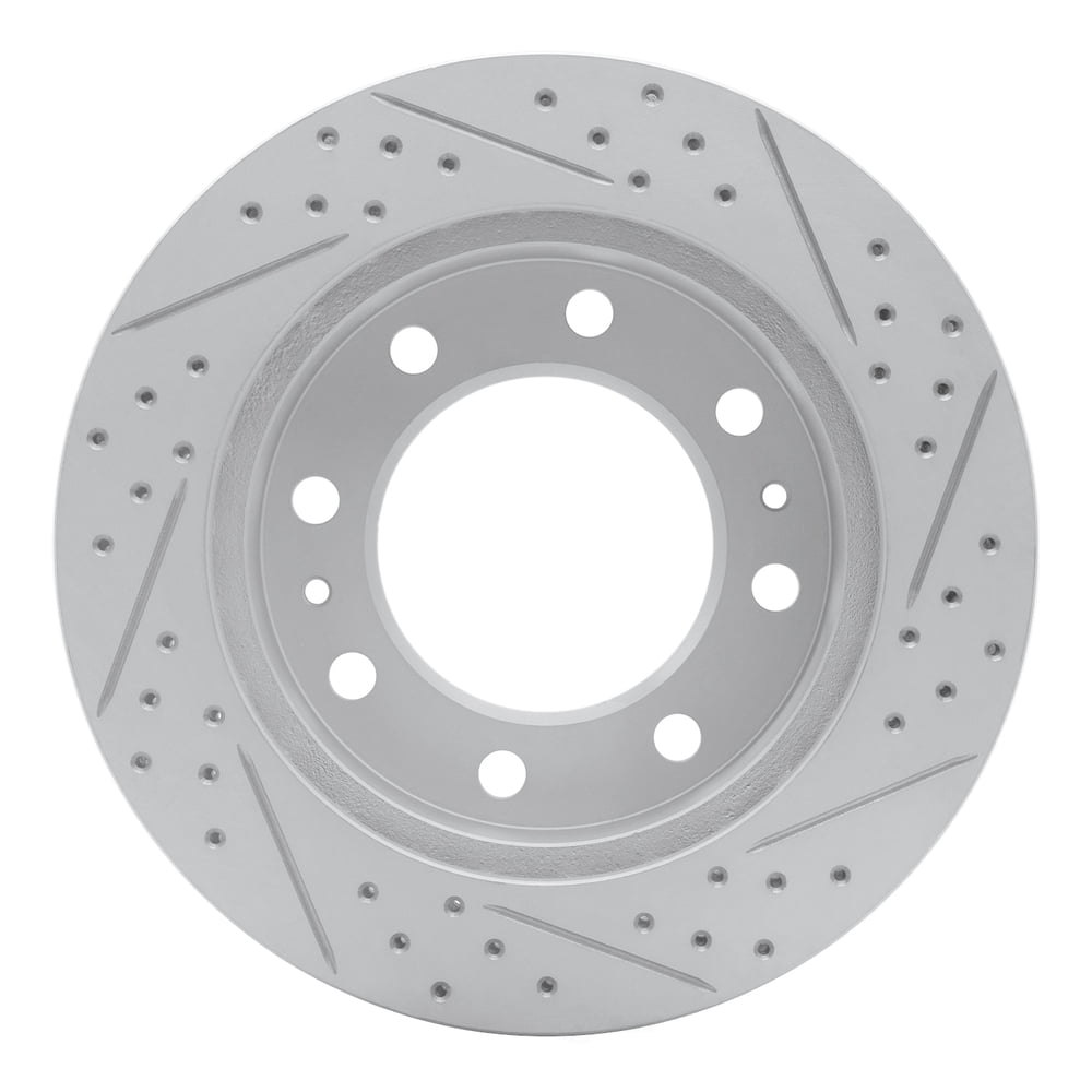 Dynamic Friction Company 830-48051L DFC Geoperformance Rotor - Drilled and Slotted