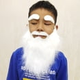thumbnail image 5 of 1 X Fake Eyebrows and False Beard Costume Props for Role Playing, Theatrical Performances, Halloween, Cosplay and Disguise Kit (Eyebrows and Beard Set), 5 of 6