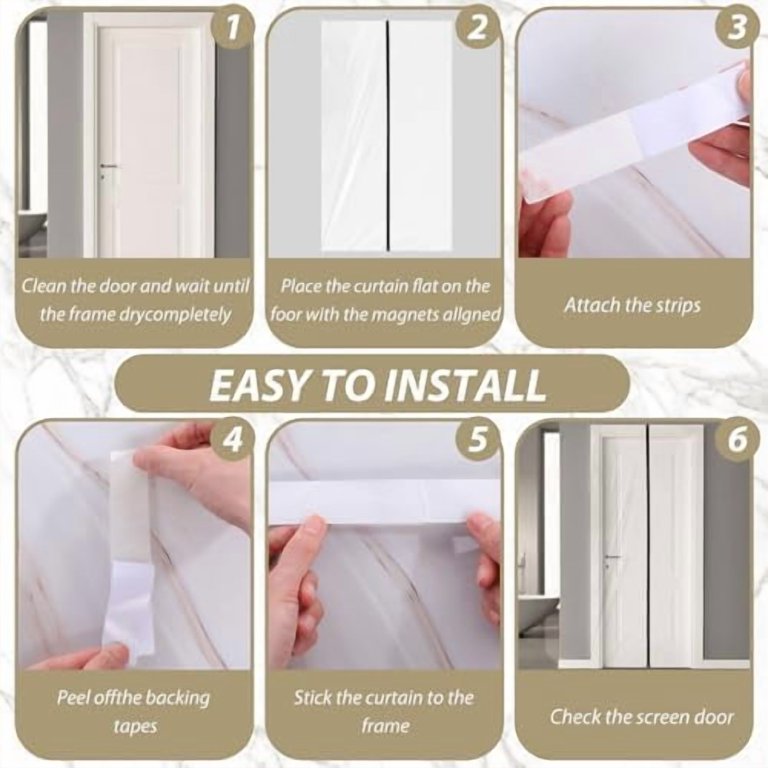 Dust Barrier - Plastic Zipper Door Dust Protection Kit - Construction Door Cover With Zipper Magnect For Room Remodel, Fit Standard Doorway 4'W X 7.5'H (4' X 7.5'), Drop Cloths & Plastic