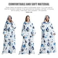 thumbnail image 3 of Lieonvis Blanket Hoodie Women & Men,Premium Sherpa Fleece Oversized Hoodie Blanket with Giant Pocket,Super Cozy and Big Wearable Blanket Hoodie Sweatshirt Gift, 3 of 9