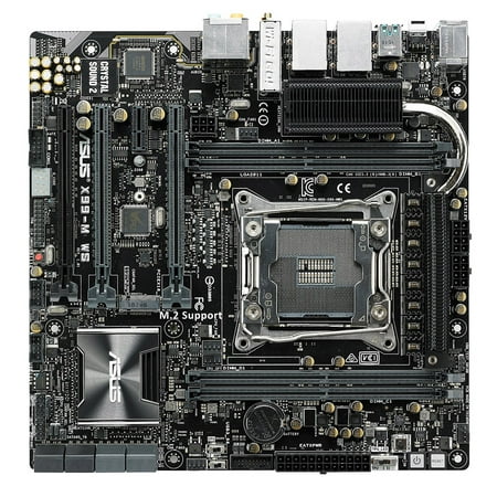 Asus X99-M WS Workstation Motherboard - Intel X99 Chipset - Socket LGA 2011-v3 - Micro ATX - 1 x Processor Support - 64 GB DDR4 SDRAM Maximum RAM - 3.20 GHz (O.C.) Memory Speed Supported -