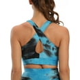 thumbnail image 4 of SHCKE Women's Sports Bra Seamless Cross Back Sports Bras V-neck Padded Yoga Bras Medium Support Workout Bra with Removable Cups, 4 of 4