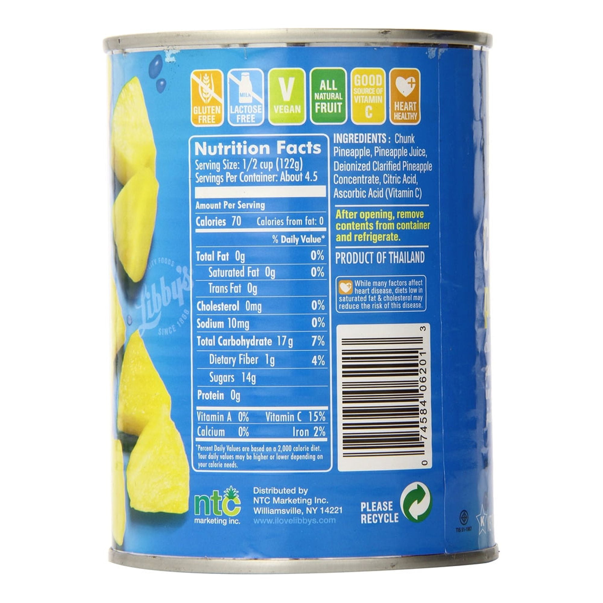 Libby's Chunk Pineapple (Pack of 3)