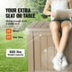 thumbnail image 3 of Caja de almacenamiento exterior VEVOR de 120 galones, impermeable, gris, 3 of 9