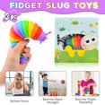thumbnail image 4 of Juguete Fidget Slug Cevioce Sensory para niños y adultos, 3 unidades, 4 of 7