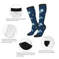 thumbnail image 3 of Yiaed Space Dinosaur Print Great elasticity Adult Stockings Sports socks for Men and Women, 3 of 6