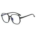 thumbnail image 1 of Langgg Large frame anti blue light flat mirror trendy polygonal myopia finished eyeglass frame, 1 of 8