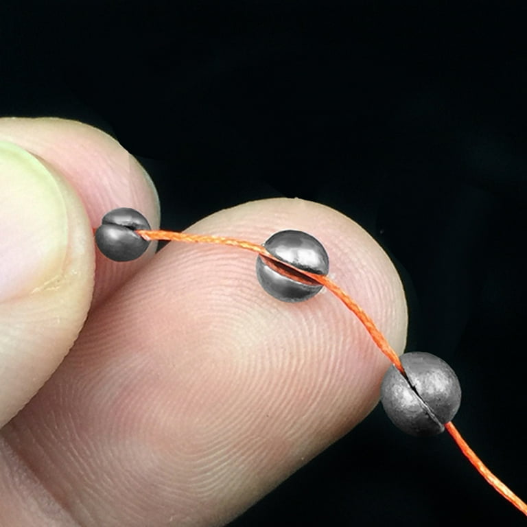 Fishing Removable Split Shot Sinker Lead Weight Clip On Weights Bass Fishing Freshwater 100pcs/box 0.5g 0.8g 1g 1.5g 2g