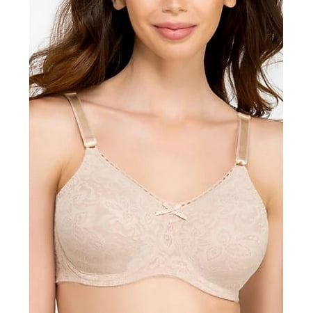 

BALI Nude Lace N Smooth Seamless Cup Underwire Bra US 40C UK 40C NWOT