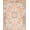 Peach Beige, Pattern 2, variant on ODIKA 2'x3' Washable Accent Rug Pet Friendly, Bedside Mat Peach Abstract Boho Vintage Sprays Mosaic Border Scroll Bordered for Bedroom, Nursery, RV