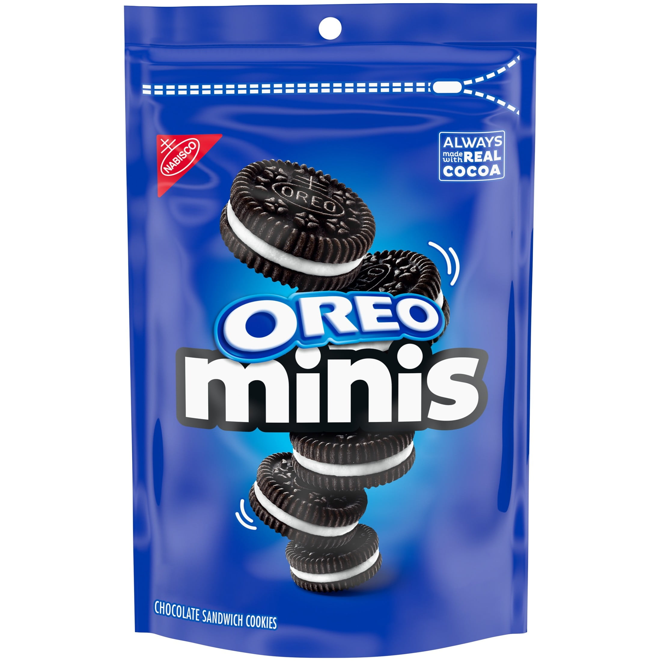 (3 pack) OREO Minis Chocolate Sandwich Cookies, 8 oz