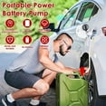 thumbnail image 3 of Electric Liquid Transfer Pump Portable Battery Operated Fuel Siphon W Deco, 3 of 8