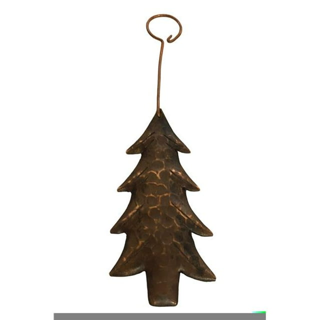 Premier Copper Products CCOCT-PKG3 Hand Hammered Copper Christmas Tree Ornament - 3 Count
