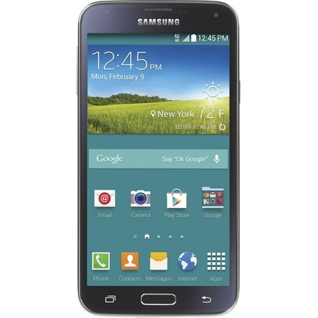 Open Box Total Wireless SAMSUNG Galaxy S5, 16 Black - Prepaid Smartphone