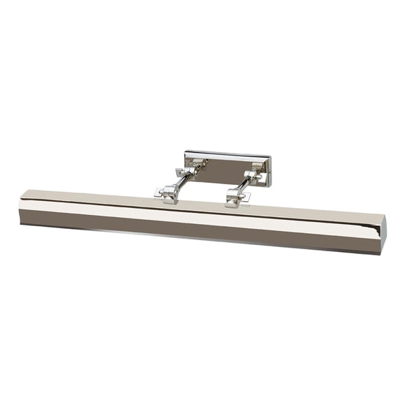 Lucas McKearn Chawton 1-Light Large Metal Wall Sconce in Polished Nickel