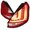 Red, variant on LED Tail Lights for 11 to 12 Ford Fiesta, Red & Smoke