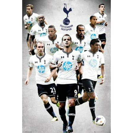Tottenham Hotspur Players Soccer Sports Poster 24x36