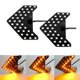 thumbnail image 2 of 2 flechas LED secuenciales de 33 smd, color amarillo ámbar, compatibles con luces de señal de giro, 2 of 5
