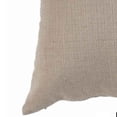 thumbnail image 4 of 20x 20 Inch Plush Feel Fabric Pillow with Polyester Fiber Fill, Set of 2, Beige- Saltoro Sherpi, 4 of 5
