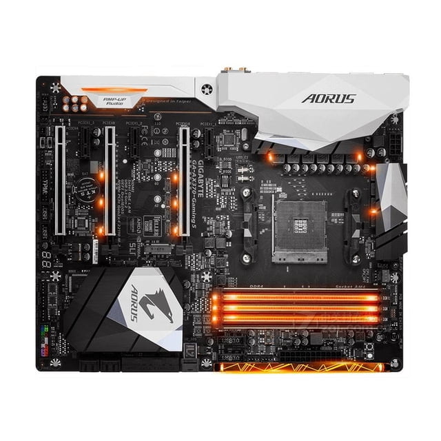 Placa madre GIGABYTE AORUS AX370-Gaming de 5 sockets AM4 DDR4