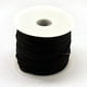 thumbnail image 1 of 1 rollo de cordón satinado de cola de rata de nailon negro de 1,5 mm, 100 yardas/rollo (300 pies/rollo), 1 of 1