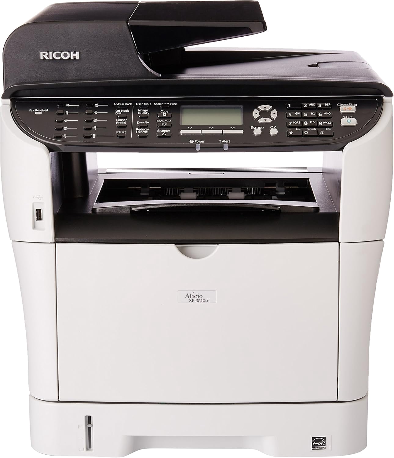 Restored Ricoh SP 3510SF Monochrome Multifunction Printer – 30 ppm ...