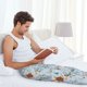 thumbnail image 5 of Balery Sea Turtle Pantalones de pijama para hombre, pijama ultraligero, pantalón de descanso-3X-Large, 5 of 6