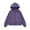 Purple, variant on Zip Up Hoodies for Girls Plain Long Sleeve Casual Sweatshirts Jacket Structured Stitch & Kangaroo Pocket Kids Fall Preppy Outerwear