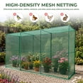 thumbnail image 5 of Aoodor 12'x4'x6' Crop Cage Plant Protection Netting Tent with Zipper for Vegetables Fruits and Plant, Suitable for Garden Yard and Lawn, 5 of 9