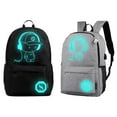 thumbnail image 5 of zhongxinda City Jogging Bags Outdoor Luminous Sports Backpack With USB Charge Port (Not Include Power), Students Anti-Theft Laptop Backpack, 5 of 6