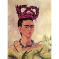 thumbnail image 1 of Frida Khalo Self Portrait With Plait - Canvas OR Print Wall Art, 1 of 1
