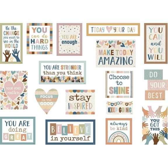 Teacher Created Everyone Is Welcome Magnetic Positive Sayings (TCR 77590)