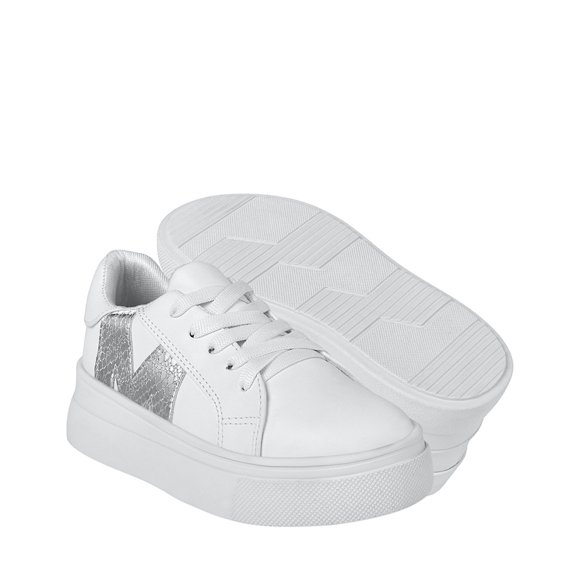 TENIS CASUALES NIÑA STYLO 9494 SIMIPIEL BLANCO 18-21