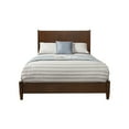 thumbnail image 2 of Alpine Furniture Flynn Mid Century California King Panel Bed in Walnut (Brown), 2 of 9