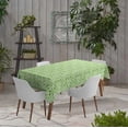 thumbnail image 2 of Vargottam Indoor/OutdoorTablecloth58x120 InchRectangleTablecloth Waterproof PatioTableCloths- Spring/SummerTableCovers for Backyard RectangularTable/BBQs/Picnic -Pear Green, 2 of 5