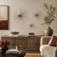 thumbnail image 4 of CosmoLiving by Cosmopolitan Silver Metal 3D Starburst Wall Decor (3 Count), 4 of 15