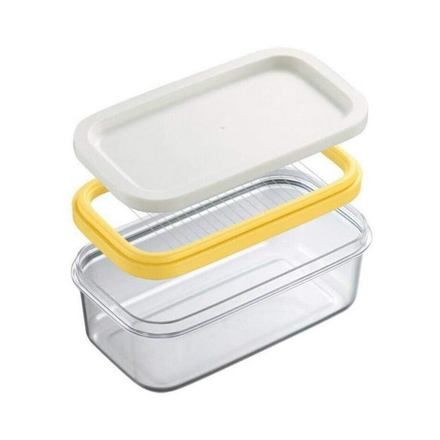 yingyy Boîte à Beurre de Cuisine Transparente avec Filet